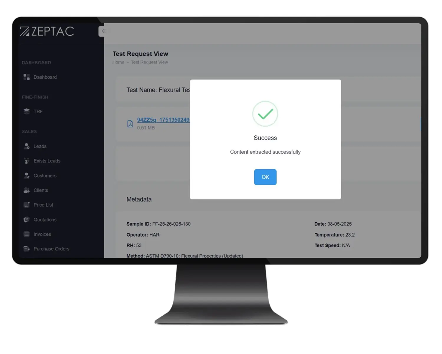 Zeptac AI PDF Reader Software System