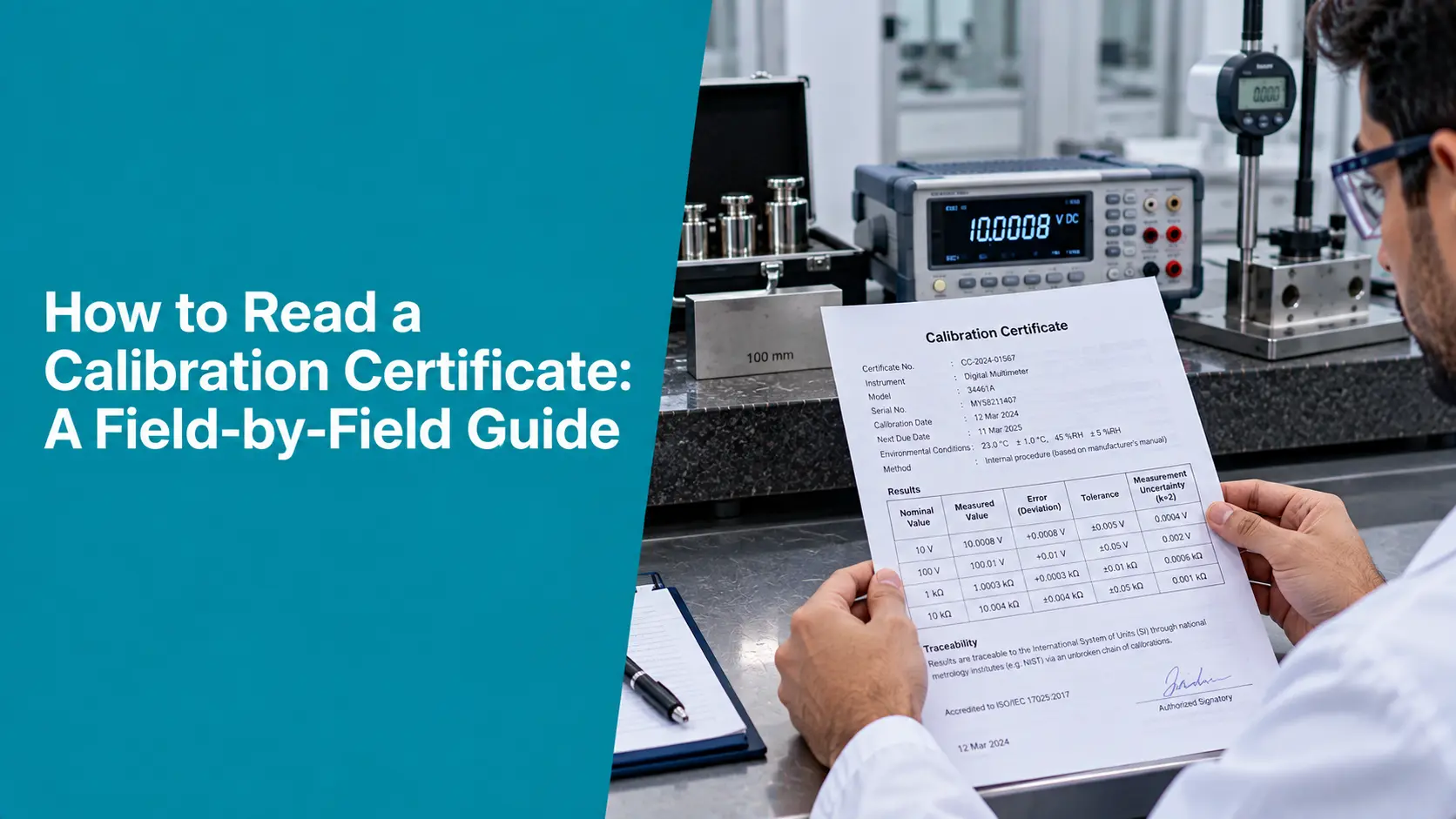 How to Read a Calibration Certificate: Best Expert Guide